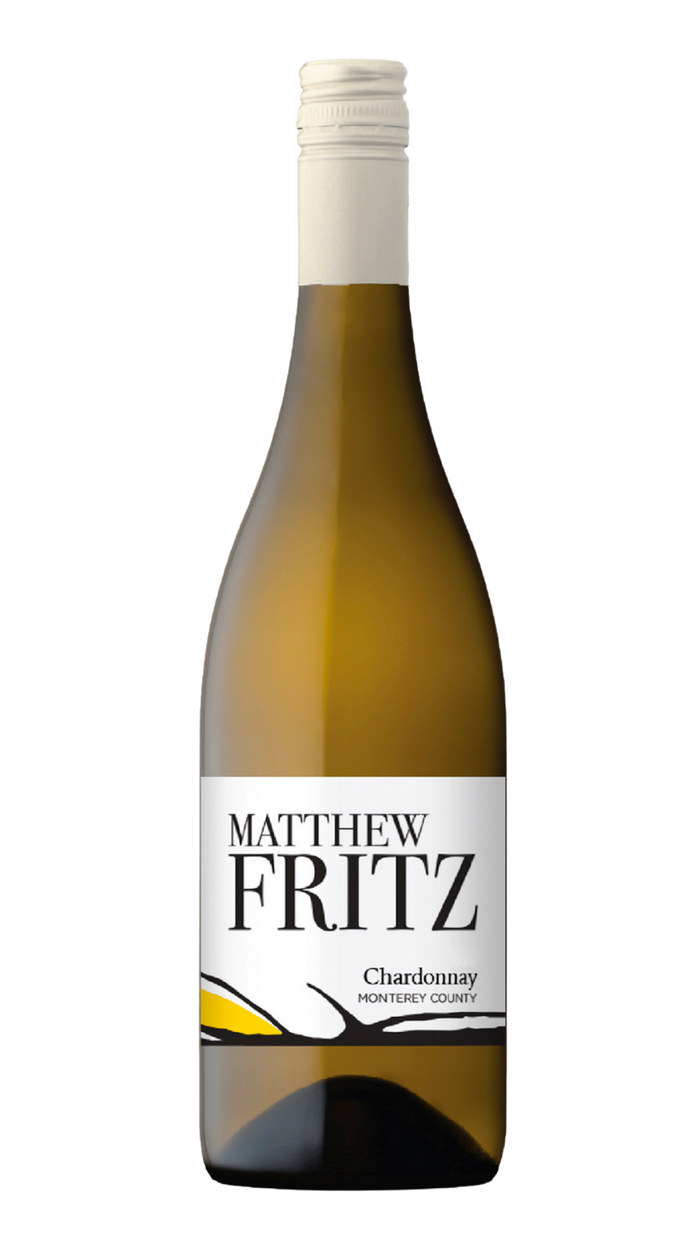 Matthew Fritz Monterey County Chardonnay 2023  Front Bottle Shot