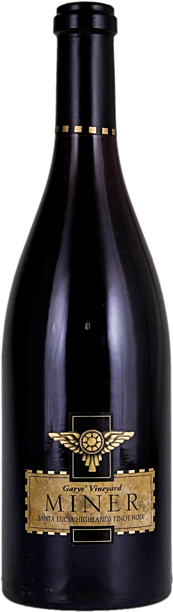 Miner Family Garys' Vineyard Pinot Noir 2021  Front Bottle Shot