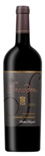 Snowden Brothers Vineyard Cabernet Sauvignon 2021  Front Bottle Shot