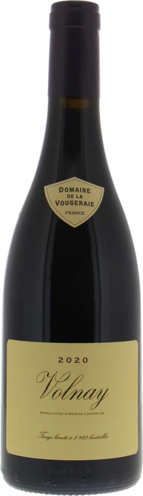 Domaine de la Vougeraie Volnay 2020  Front Bottle Shot