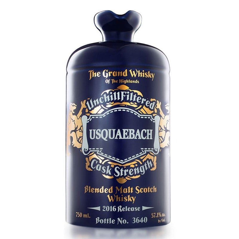 Usquaebach Cask Strength 2016 Release Blended Malt Scotch Whiskey