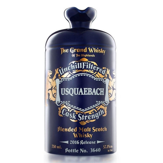 Usquaebach Cask Strength 2016 Release Blended Malt Scotch Whiskey