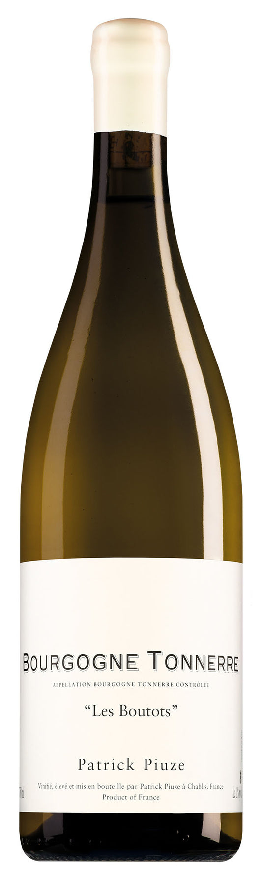 Patrick Piuze Bourgogne Tonnerre Les Boutots 2021  Front Bottle Shot