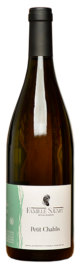 Famille Savary Petit Chablis 2023  Front Bottle Shot