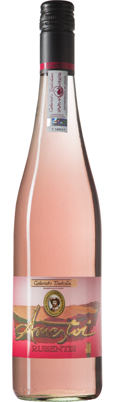 Ameztoi Getariako Txakolina Rubentis Rose 2024  Front Bottle Shot