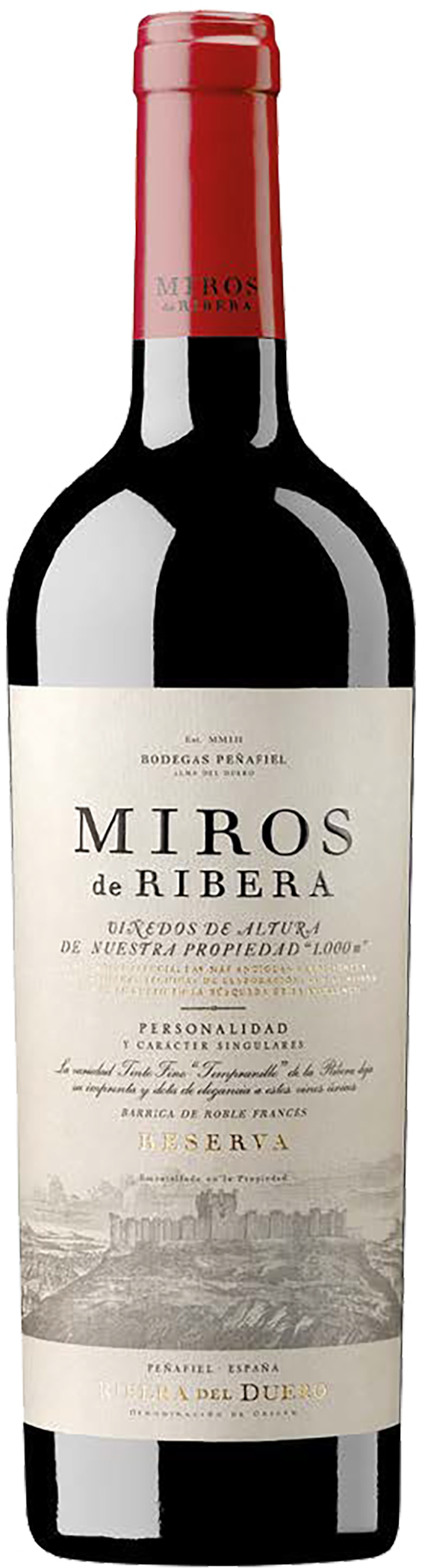 Bodegas Penafiel Miros de Ribera Reserva 2018  Front Bottle Shot
