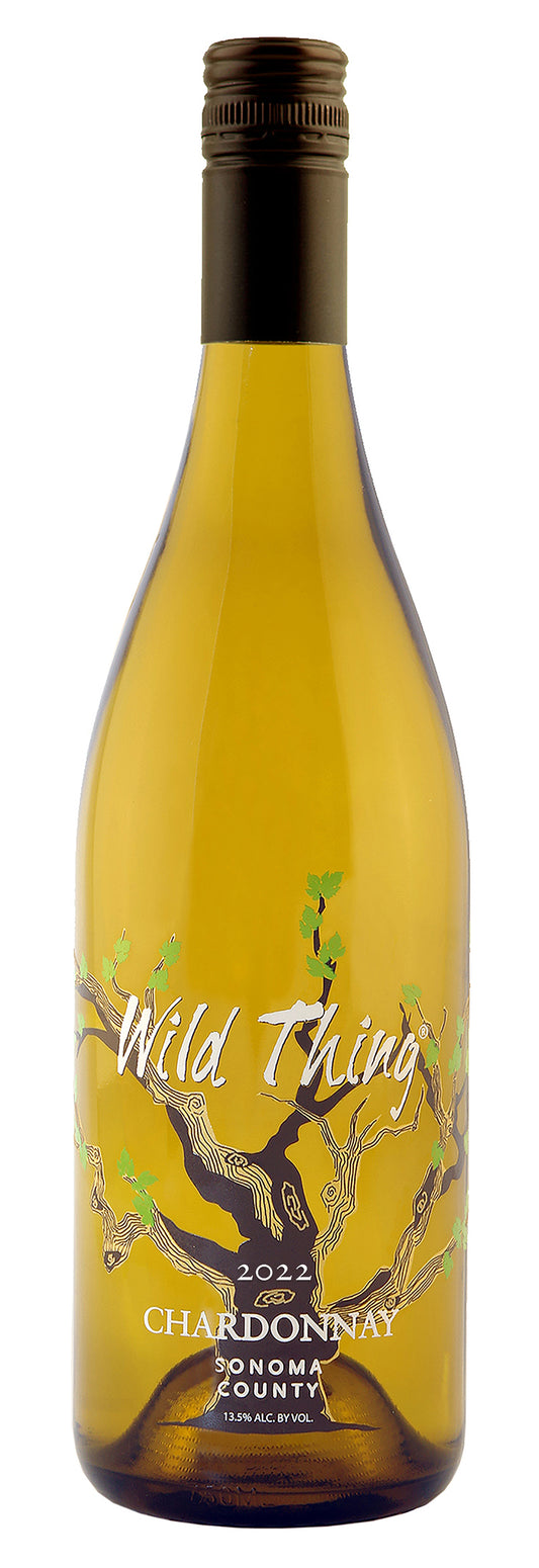 Carol Shelton Wild Thing Chardonnay 2022  Front Bottle Shot