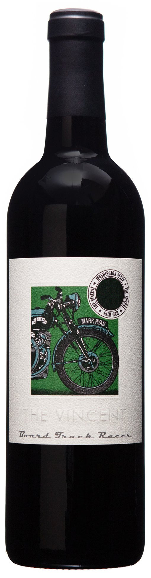 Mark Ryan Board Track Racer The Vincent Red 2022  Front Bottle Shot