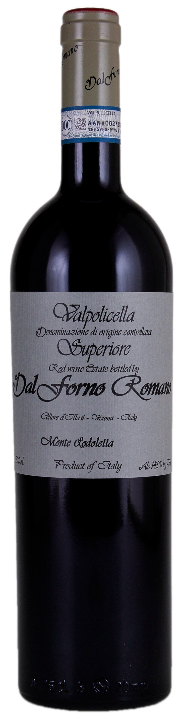 Dal Forno Romano Valpolicella Superiore 2018  Front Bottle Shot