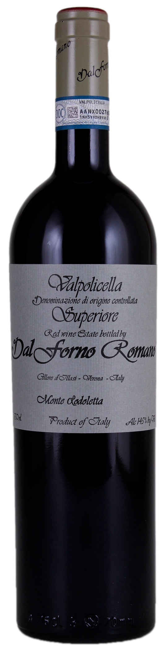 Dal Forno Romano Valpolicella Superiore 2018  Front Bottle Shot