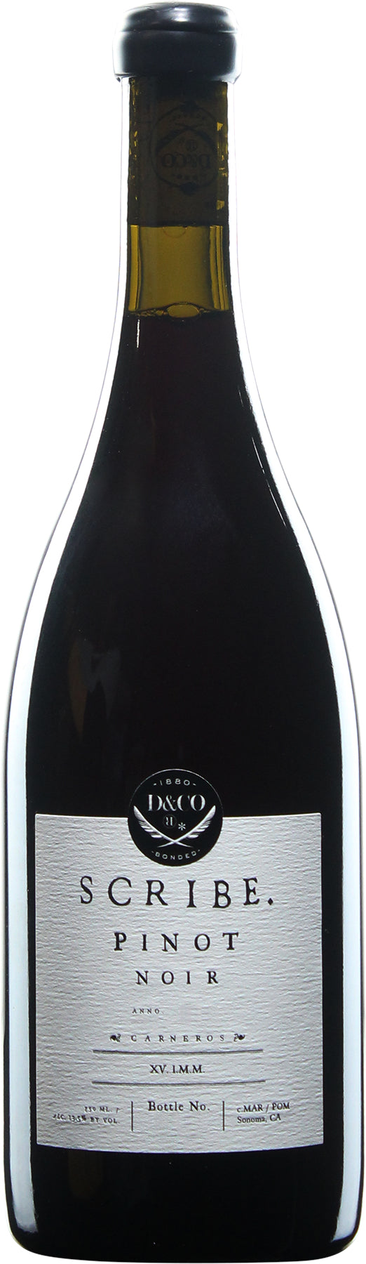 Scribe Carneros Pinot Noir 2023  Front Bottle Shot