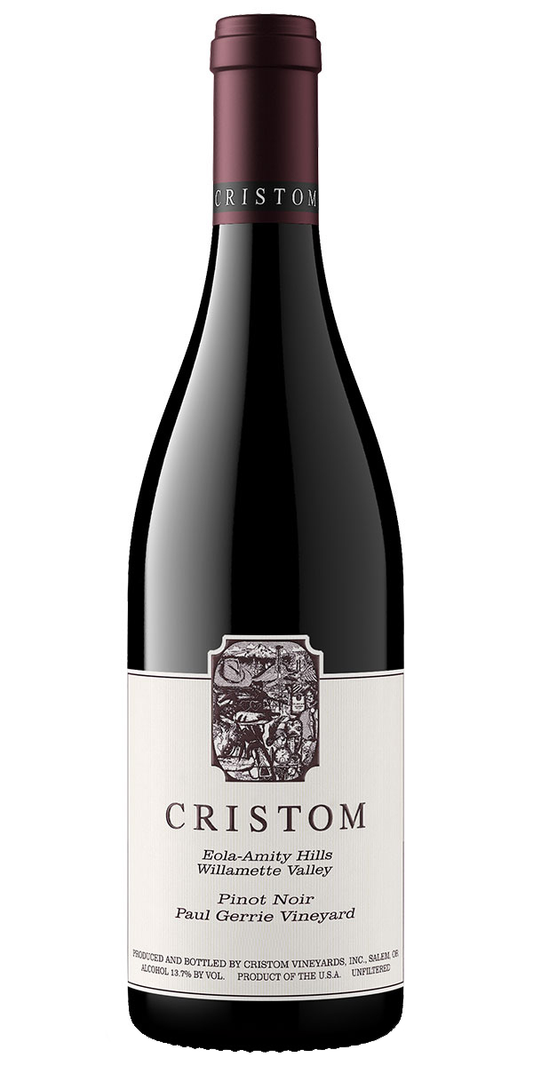 Cristom Paul Gerrie Vineyard Pinot Noir 2021  Front Bottle Shot