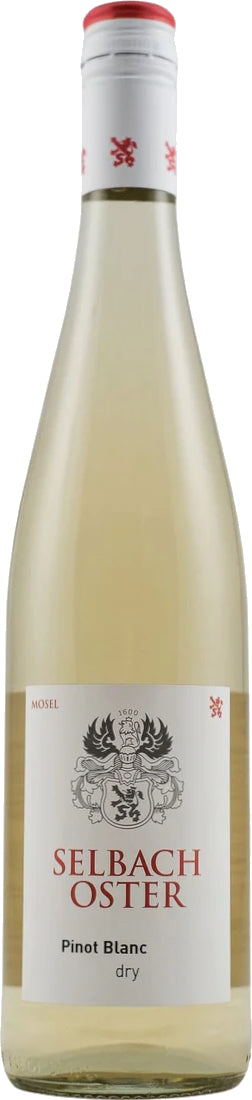 Selbach Oster Mosel Dry Pinot Blanc 2021  Front Bottle Shot