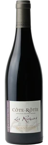 Domaine Patrick & Christophe Bonnefond Cote-Rotie Les Rochains 2018  Front Bottle Shot