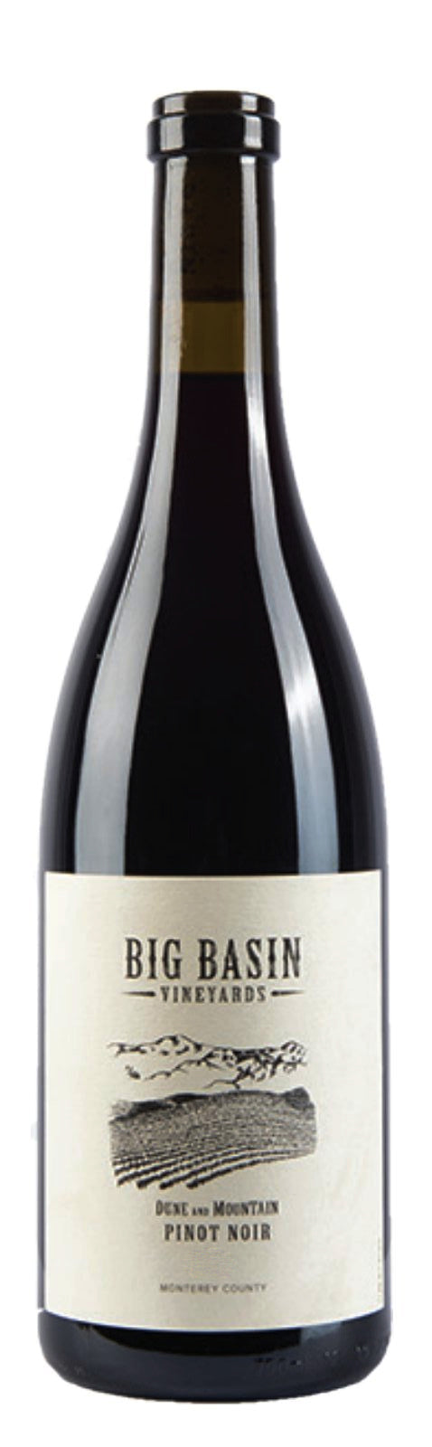 Big Basin Dune and Mountain Pinot Noir 2021  Front Bottle Shot