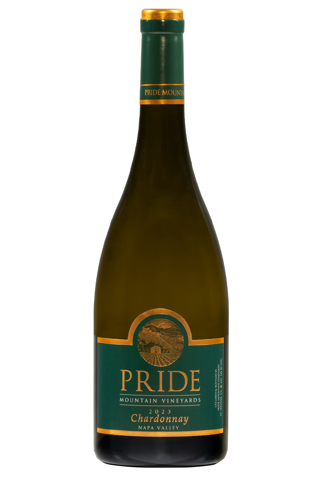 Pride Mountain Vineyards Chardonnay 2023  Front Bottle Shot