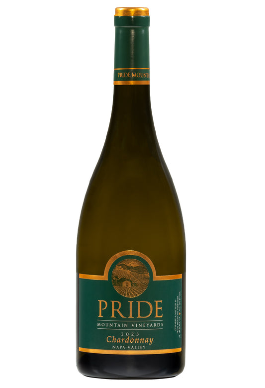 Pride Mountain Vineyards Chardonnay 2023  Front Bottle Shot