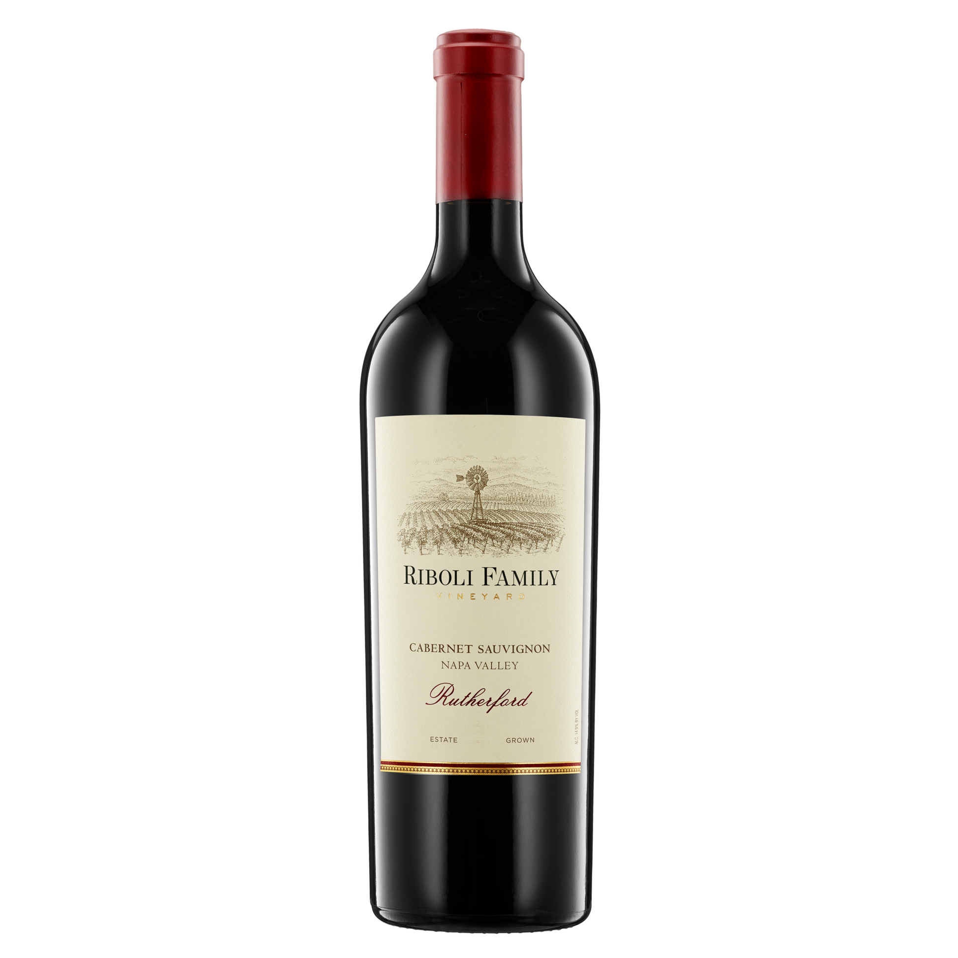 Riboli Family Cabernet Sauvignon 2019  Front Bottle Shot