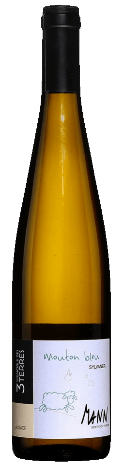 Domaine Mann Mouton Bleu Sylvaner 2022  Front Bottle Shot