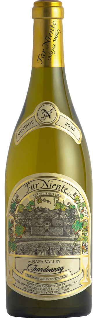Far Niente Chardonnay 2023  Front Bottle Shot
