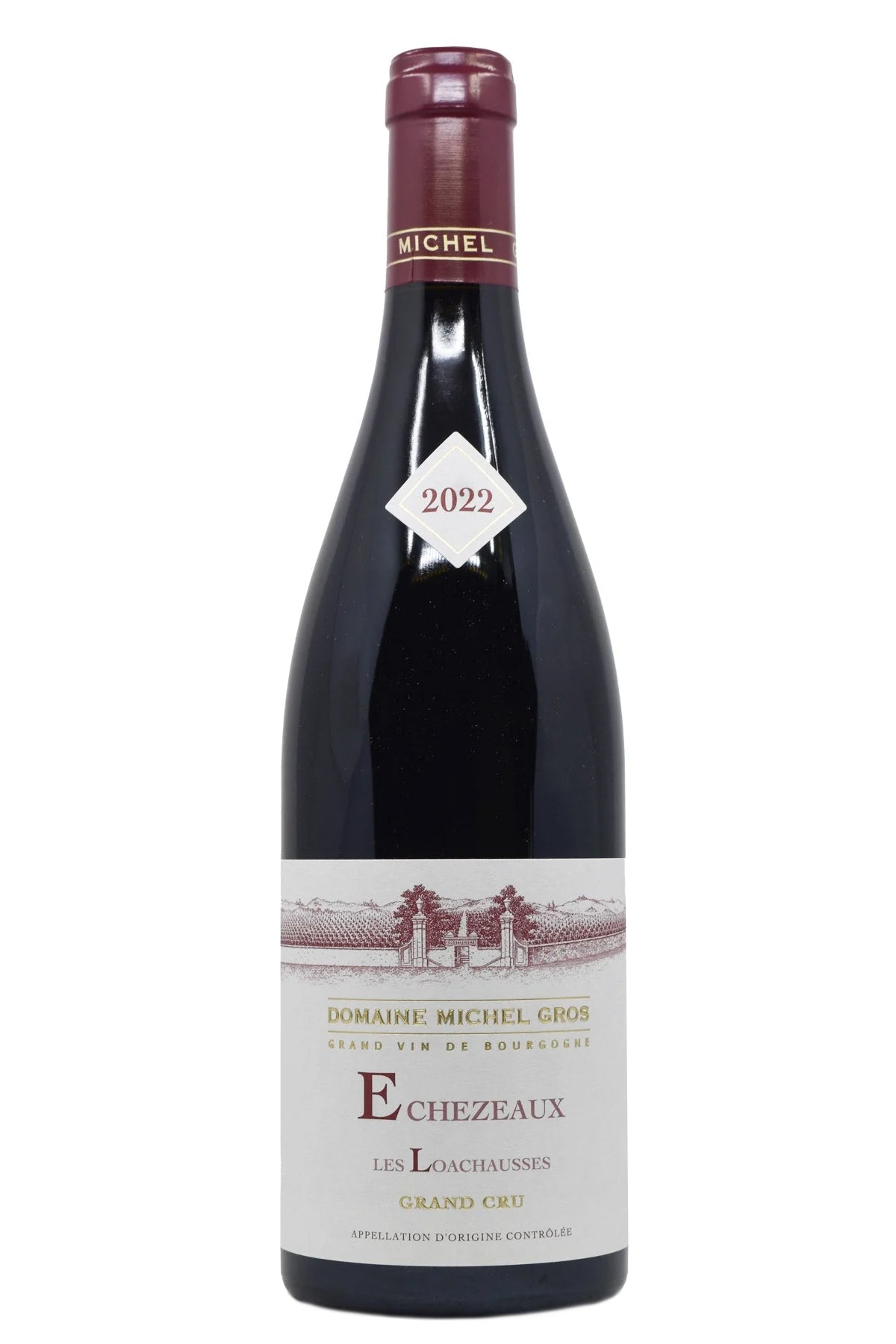 Domaine Michel Gros Echezeaux Les Loachausses Grand Cru 2022  Front Bottle Shot