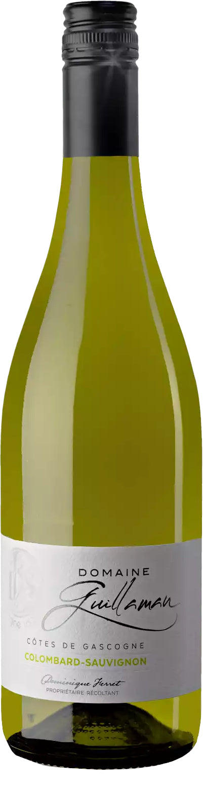 Domaine Guillaman Colombard-Sauvignon Cotes de Gascogne 2023  Front Bottle Shot