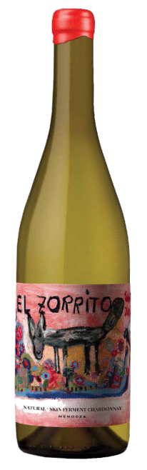 Santa Julia Natural El Zorrito Orange Chardonnay 2023  Front Bottle Shot