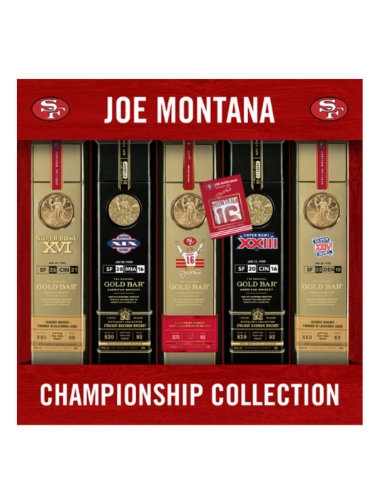 GOLD BAR® WHISKEY JOE MONTANA CHAMPIONSHIP COLLECTION 750 ML