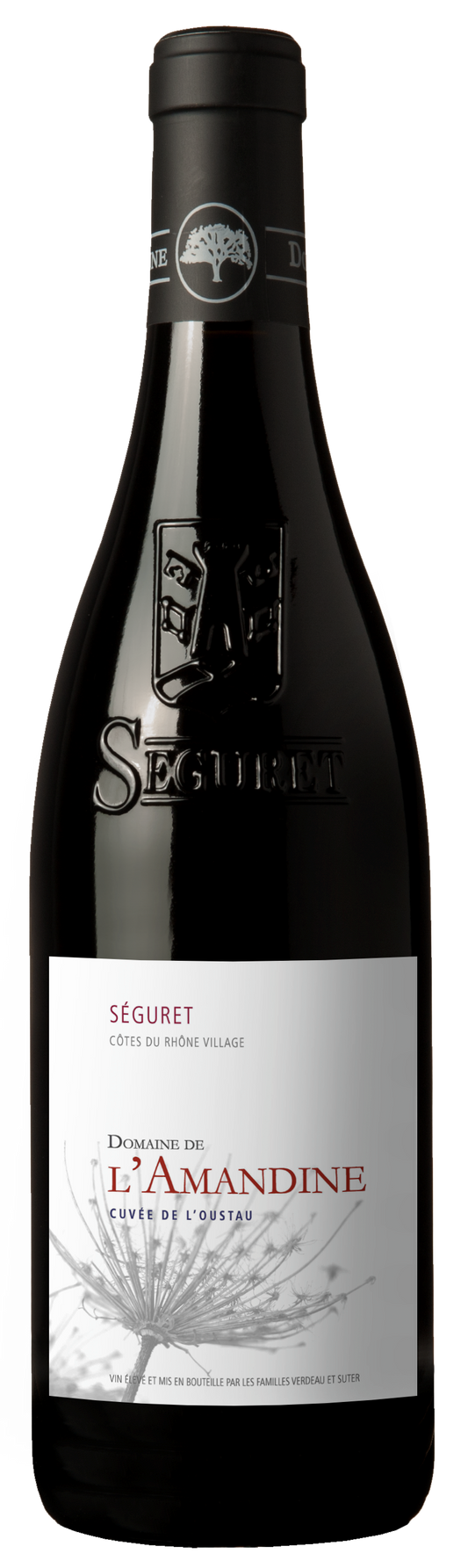 Domaine de l'Amandine Cotes du Rhone Villages Seguret 2021  Front Bottle Shot