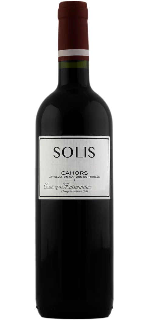 Cosse et Maisonneuve Cahors Solis Malbec 2022  Front Bottle Shot