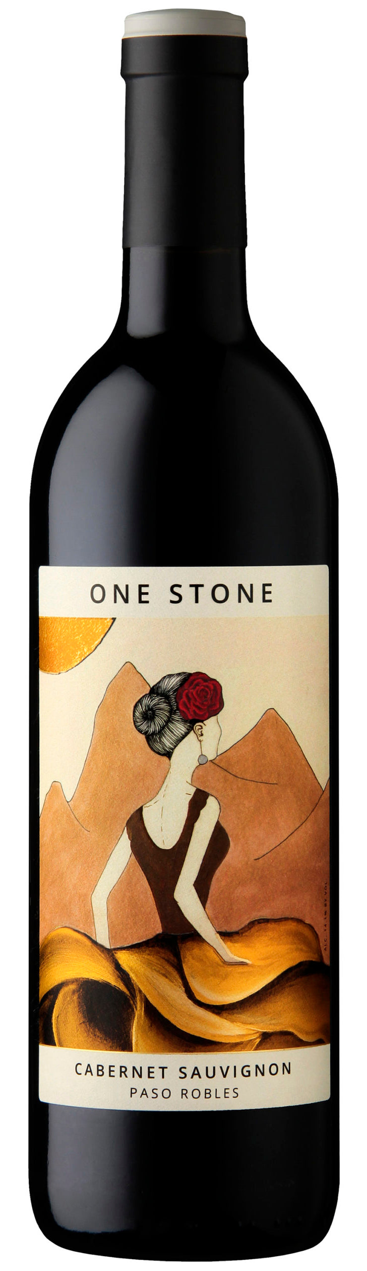 One Stone Cellars Cabernet Sauvignon 2021  Front Bottle Shot