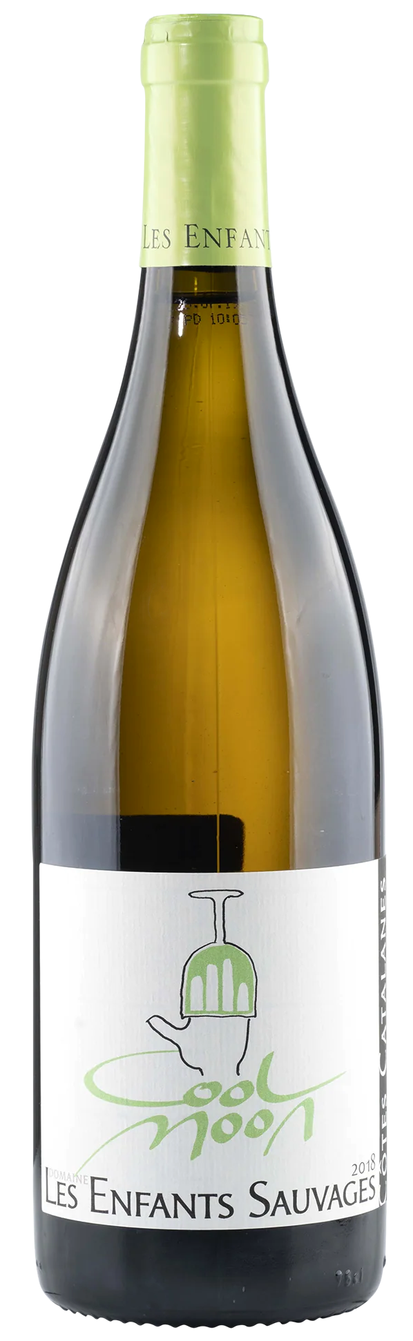 Les Enfants Sauvages Cool Moon Cotes Catalanes Blanc 2022  Front Bottle Shot