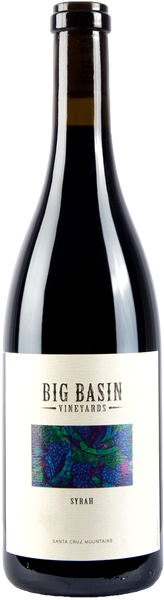 Big Basin Santa Cruz Mountains Syrah 2019  Front Bottle Shot