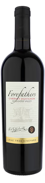 Goldschmidt Vineyard Forefathers Lone Tree Vineyard Cabernet Sauvignon 2022  Front Bottle Shot