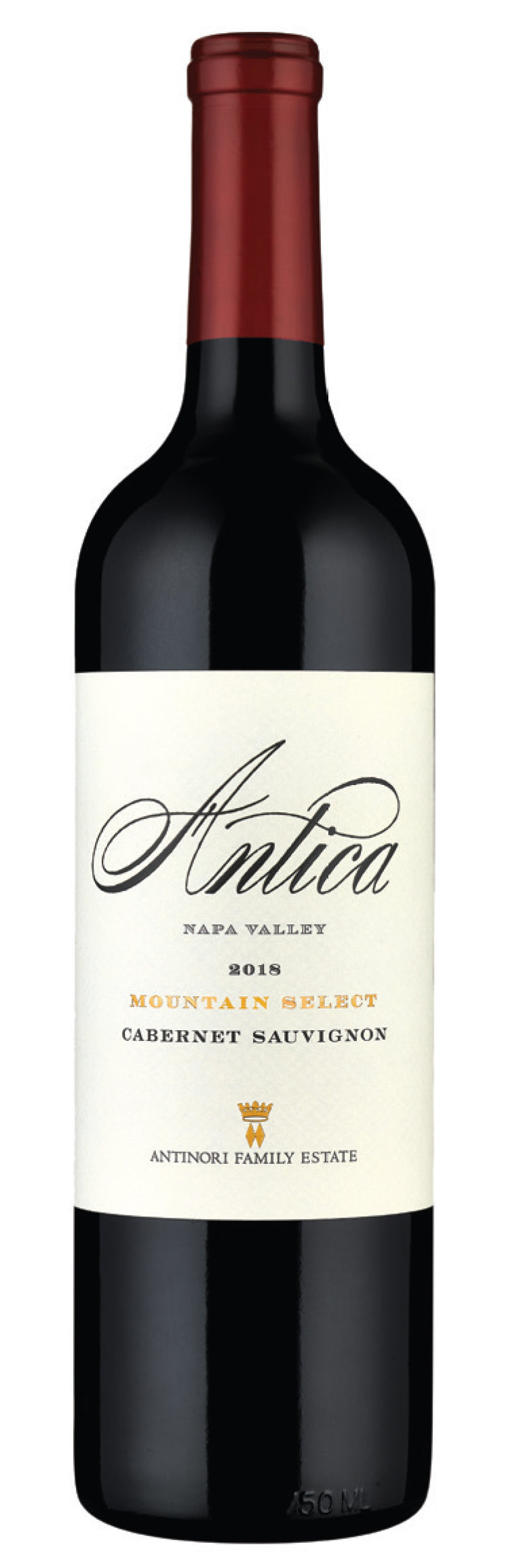 Antica Mountain Select Cabernet Sauvignon 2018  Front Bottle Shot