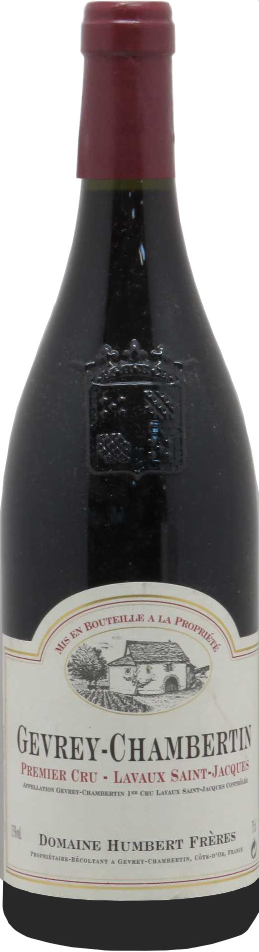 Domaine Humbert Freres Gevrey-Chambertin Lavaux St Jacques Premier Cru 2020  Front Bottle Shot