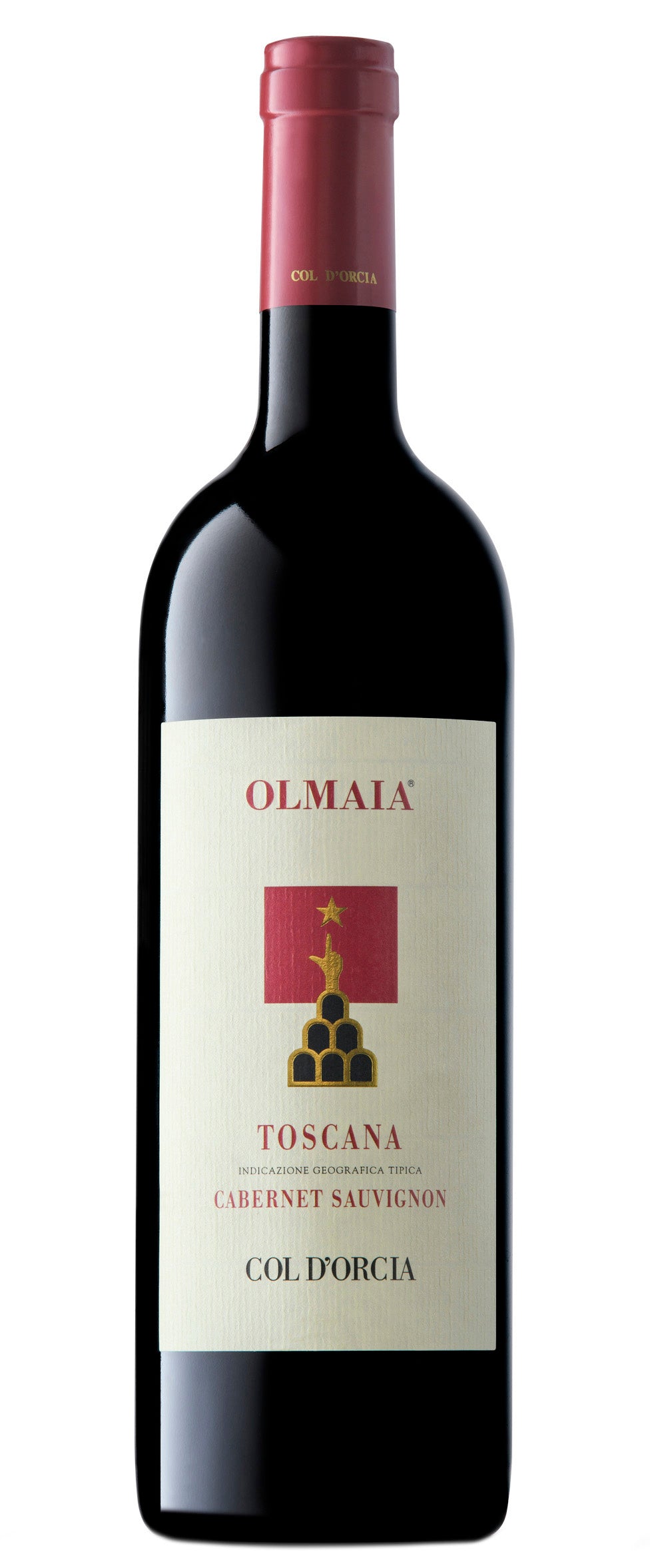 Col d'Orcia Olmaia Cabernet Sauvignon 2018  Front Bottle Shot