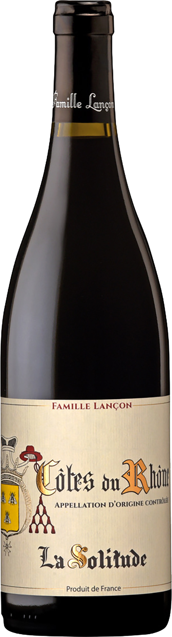 Domaine de la Solitude Cotes Du Rhone Rouge 2022  Front Bottle Shot