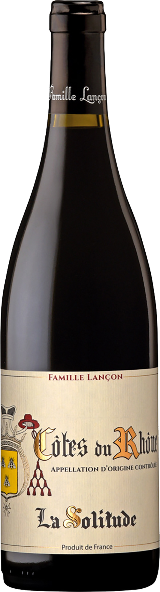 Domaine de la Solitude Cotes Du Rhone Rouge 2022  Front Bottle Shot