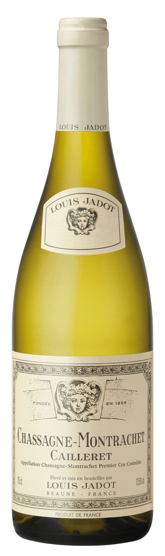 Louis Jadot Chassagne-Montrachet Caillerets Premier Cru 2022  Front Bottle Shot
