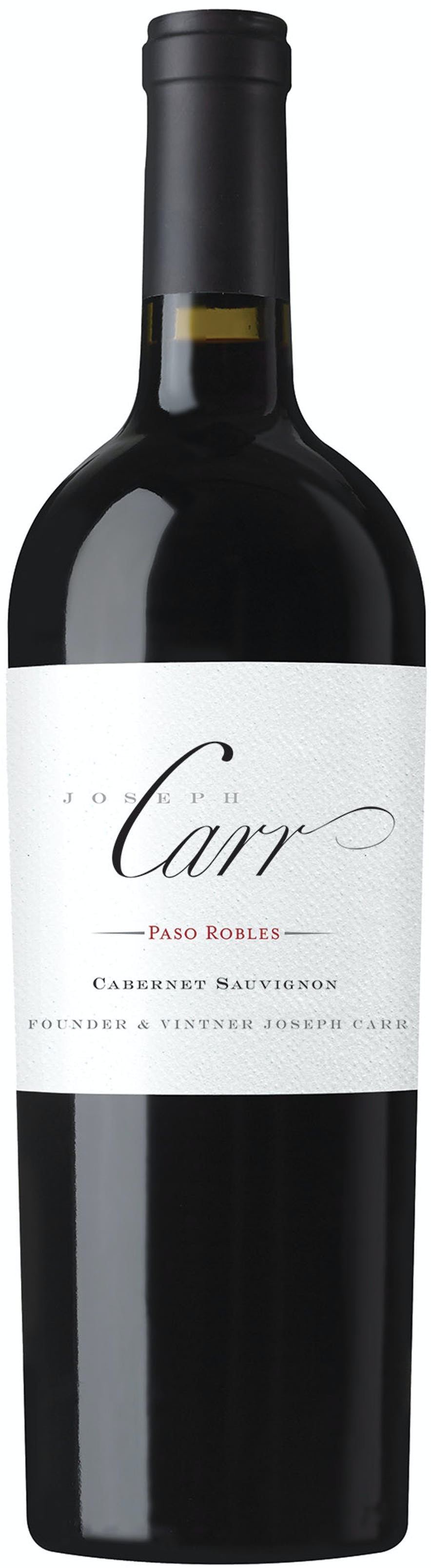 Joseph Carr Paso Robles Cabernet Sauvignon 2018  Front Bottle Shot