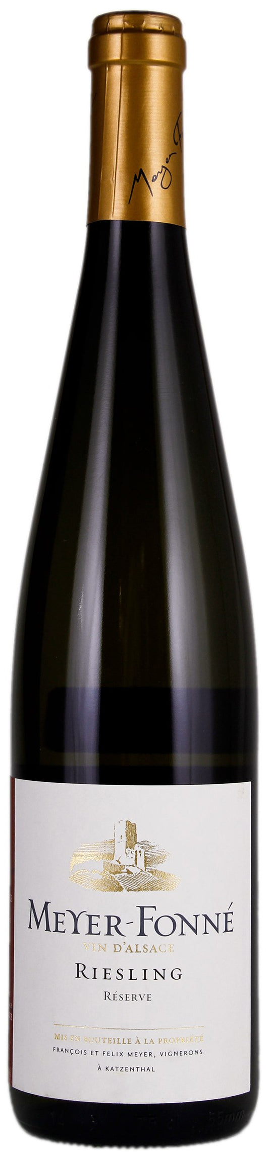 Meyer-Fonne Reserve Riesling 2022  Front Bottle Shot