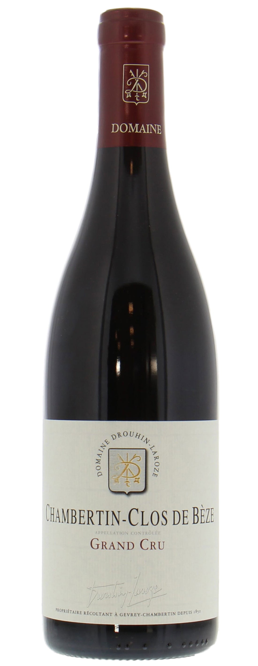 Domaine Drouhin-Laroze Chambertin-Clos de Beze Grand Cru 2019  Front Bottle Shot