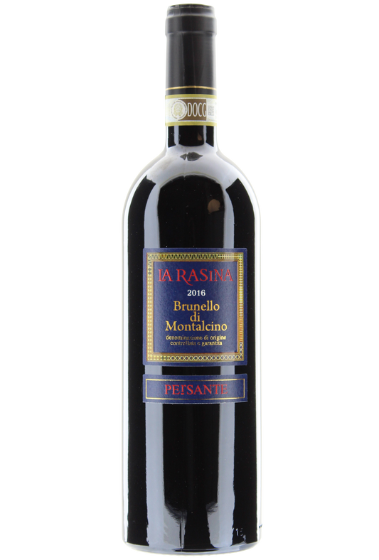 La Rasina Persante Brunello di Montalcino 2016  Front Bottle Shot