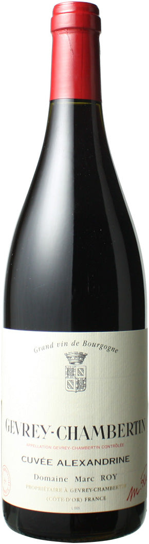 Domaine Marc Roy Gevrey-Chambertin Cuvee Alexandrine 2022  Front Bottle Shot