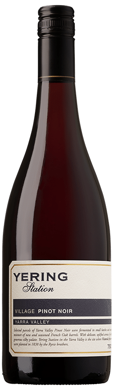 Yering Station Village Pinot Noir 2021  Front Bottle Shot