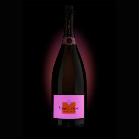 Veuve Clicquot RosÃ© Champagne Luminous Light Up Bottle 1.5 Liter