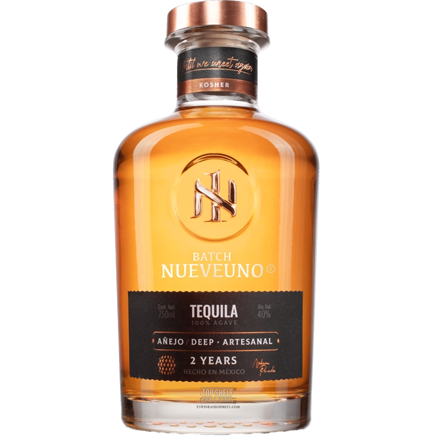 NueveUno AÃ±ejo Deep 2 Year Organic Kosher Tequila