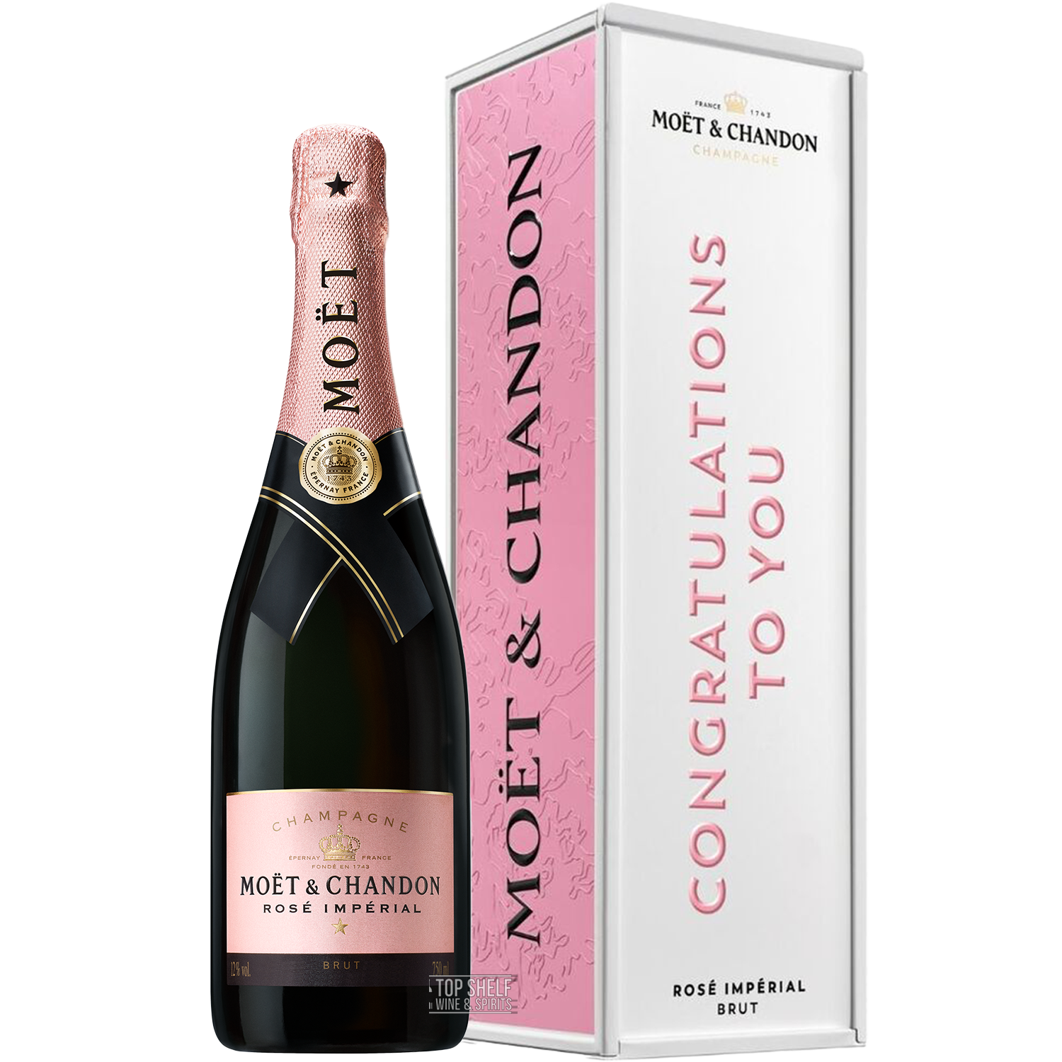 MoÃ«t & Chandon RosÃ© ImpÃ©rial "Congratulations"