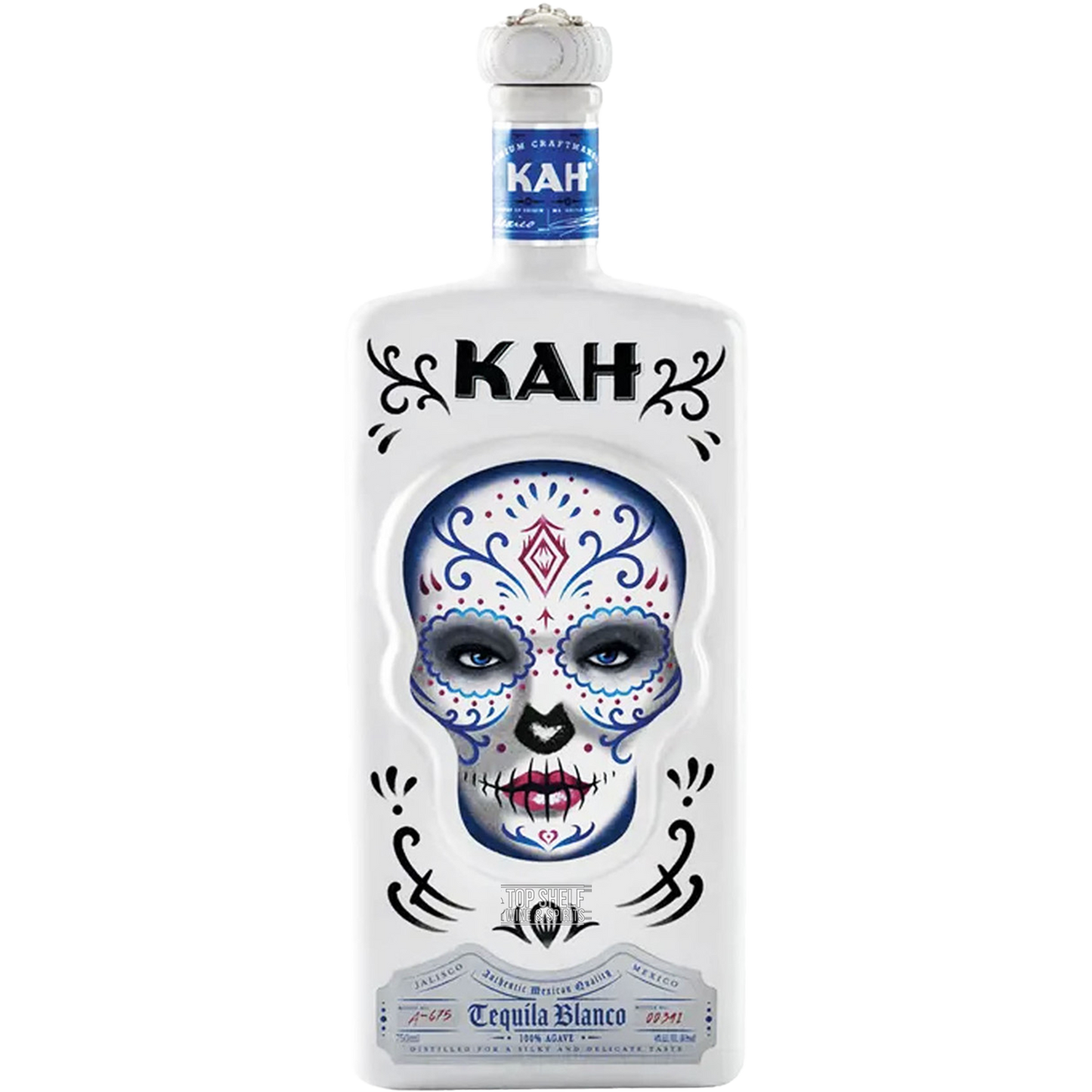 Kah Blanco White Ceramic Tequila